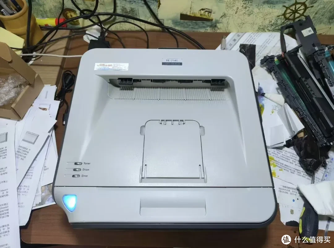 100多元的激光打印机,一分钟能打22页,分辨率还不低