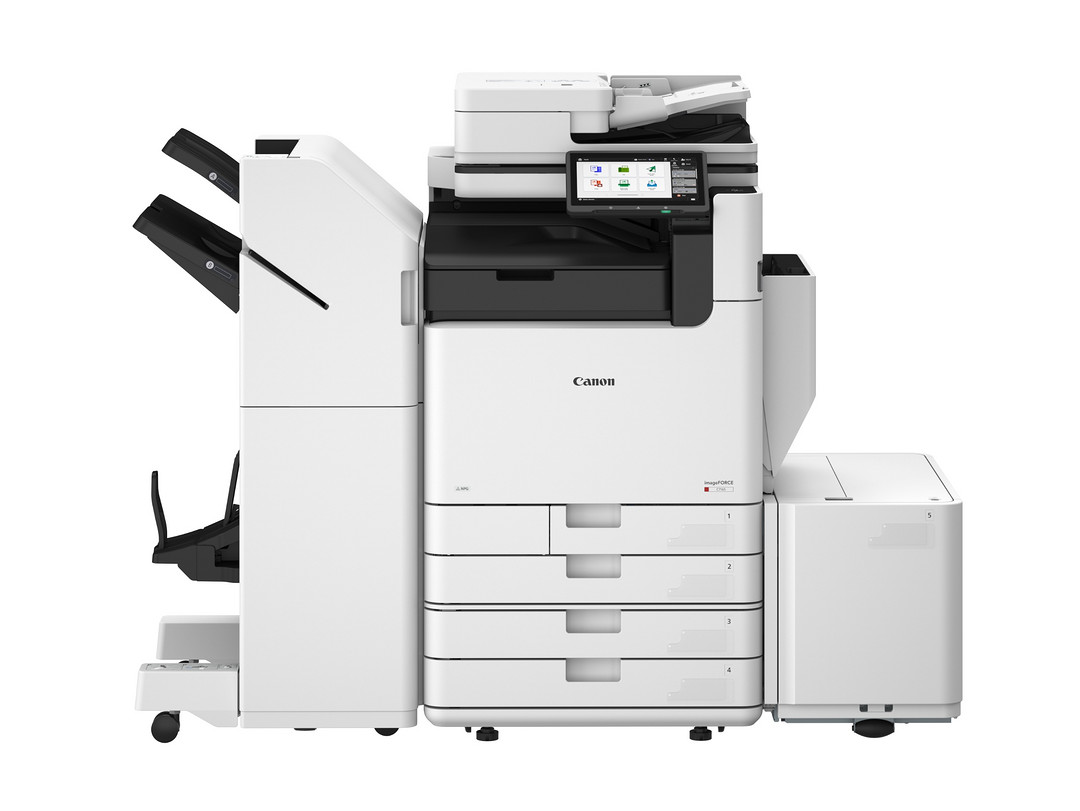 佳能新品imageFORCE C7165，助力构建企业办公文印中心（该图含选配件）